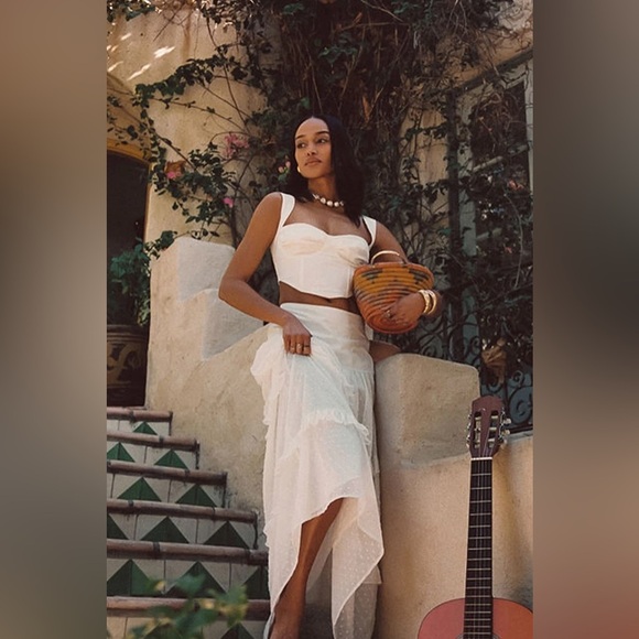 12th tribe Lorelei White Corset Top - Picture 4 of 12